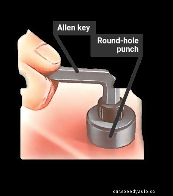Drilling holes in car bodywork