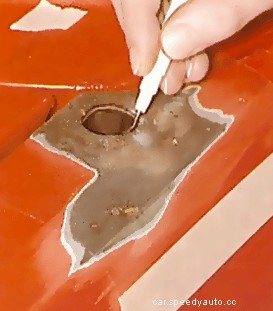 Patching rust holes