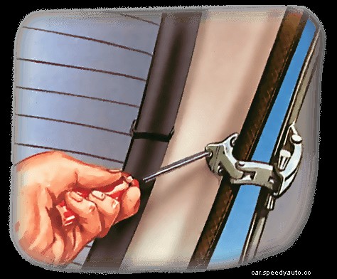 Replacing rear quarterlights