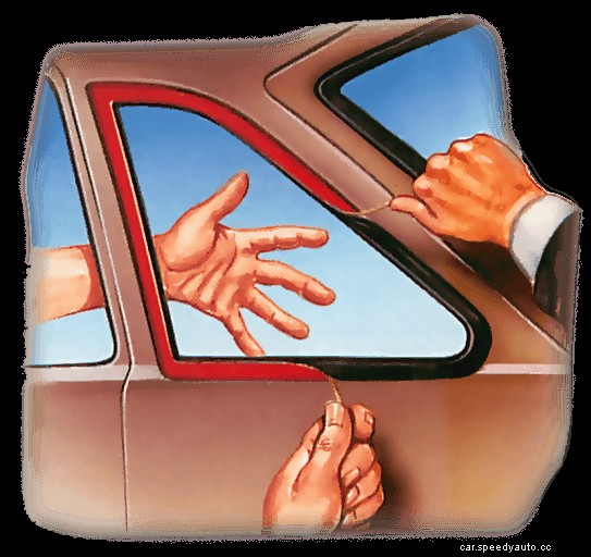 Replacing rear quarterlights