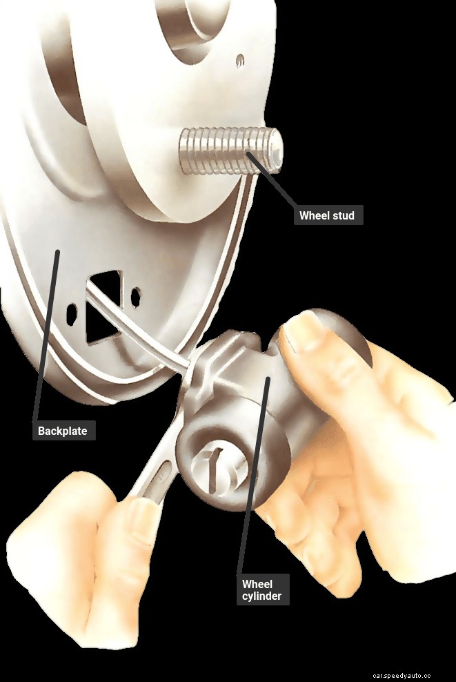 Replacing a drum-brake wheel cylinder