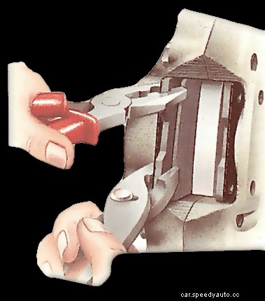 Renewing disc-brake pads