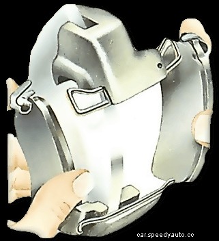 Renewing disc-brake pads