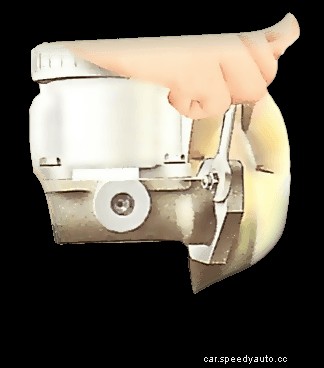 Replacing a master cylinder and servo unit