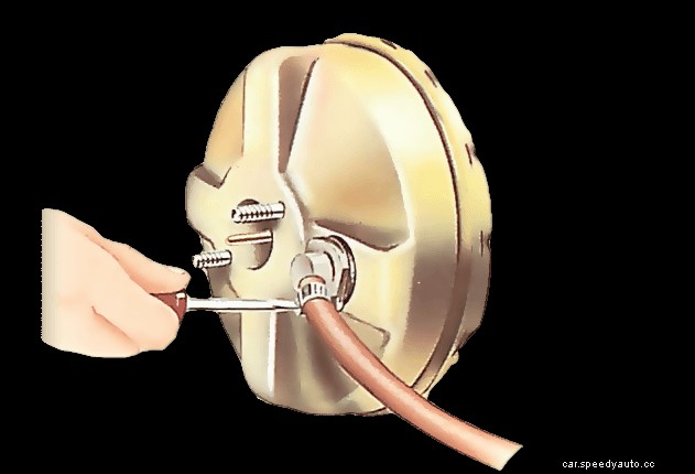 Replacing a master cylinder and servo unit