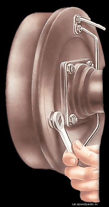 Adjusting the brakes