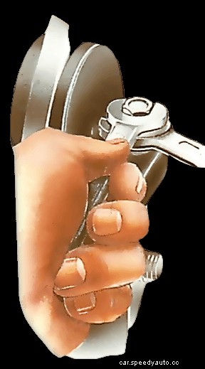 Adjusting the handbrake