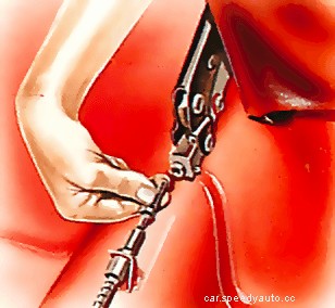 Replacing a handbrake cable