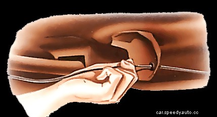 Replacing a handbrake cable