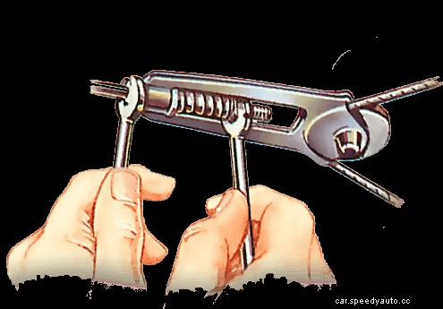 Adjusting a disc handbrake