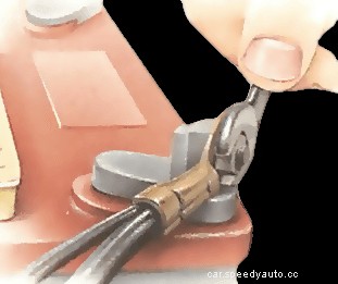 Checking battery leads and connections