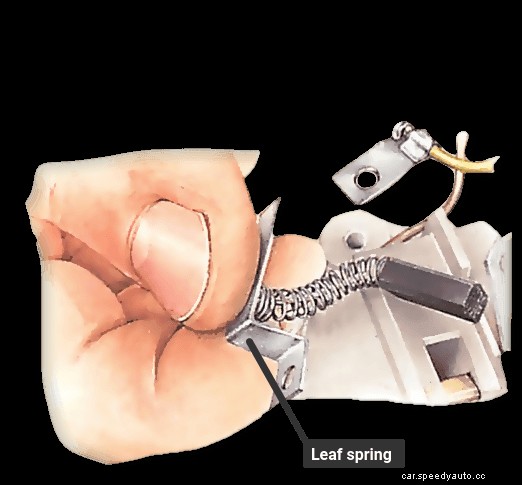 Renewing alternator brushes