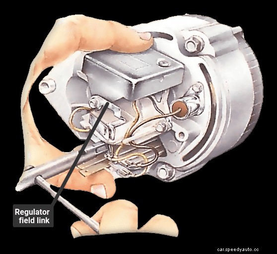 Renewing alternator brushes
