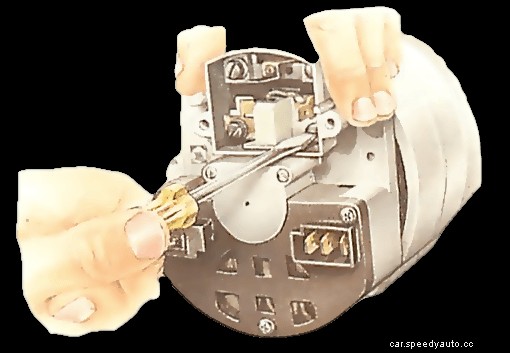 Renewing alternator brushes