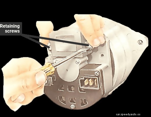 Renewing alternator brushes