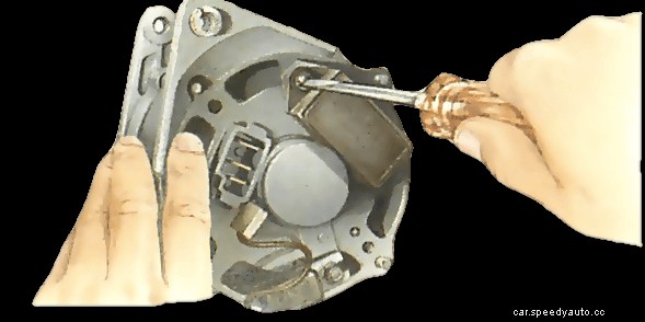 Fitting a new voltage regulator