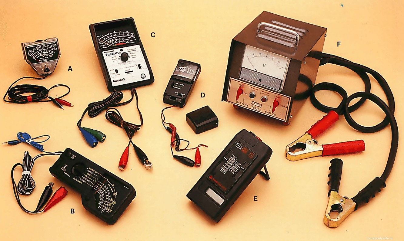 Checking the electrics with a multimeter