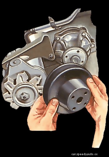 Replacing a water pump