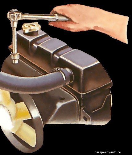 Replacing a water pump