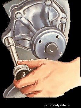 Replacing a water pump