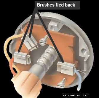 Fixing a windscreen wiper motor