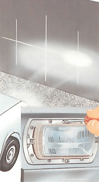 How to align headlights at home