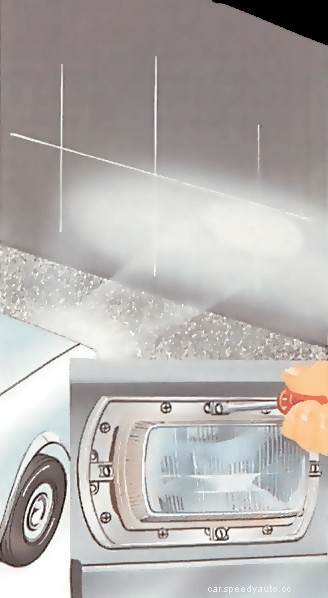 How to align headlights at home