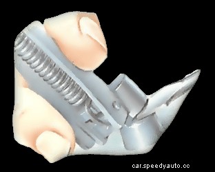 Servicing the windscreen-wiper mechanism