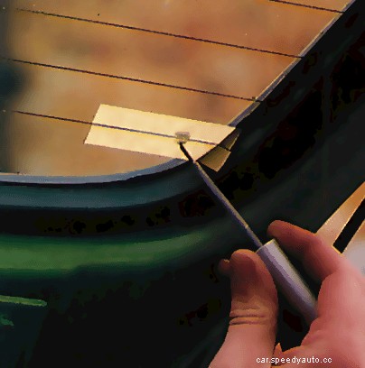 Fixing a heated rear window