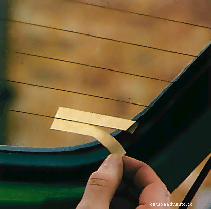 Fixing a heated rear window