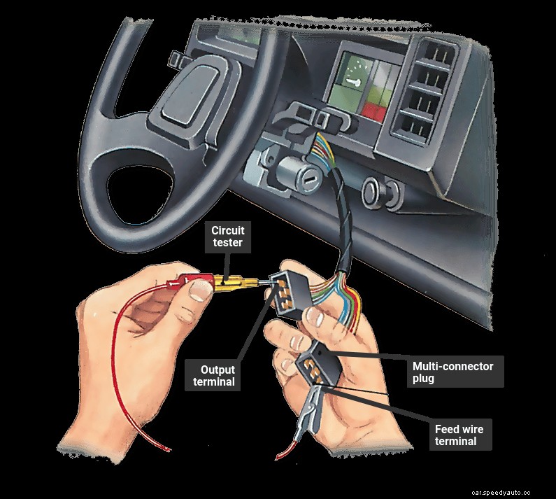 How to fix an indicator stalk