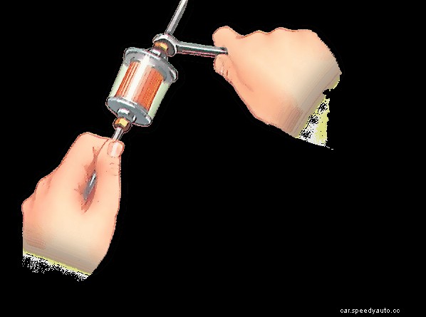 Servicing the fuel supply system