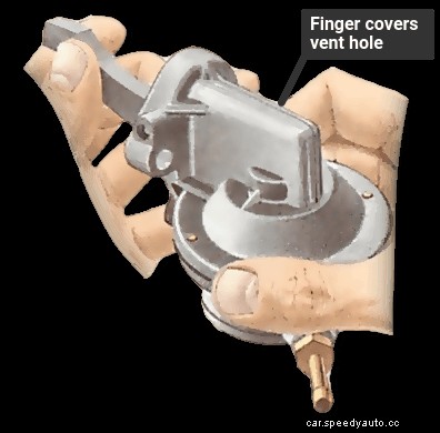 Checking a mechanical fuel pump