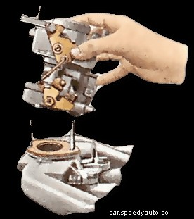 Removing a carburettor for cleaning