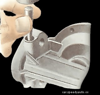 Servicing a mechanical fuel pump