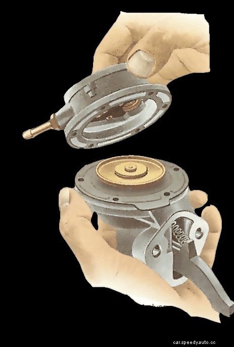 Servicing a mechanical fuel pump