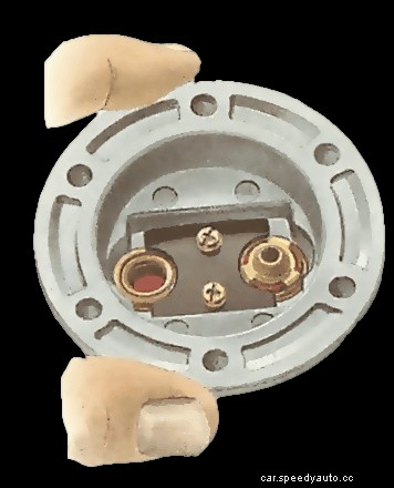 Servicing a mechanical fuel pump