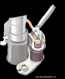Fitting and adjusting contact-breaker points