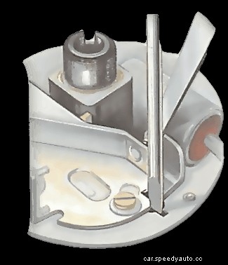 Fitting and adjusting contact-breaker points