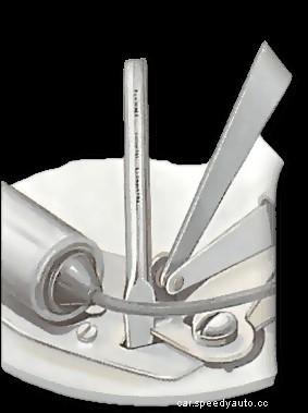 Fitting and adjusting contact-breaker points