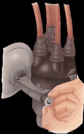 Removing and refitting the distributor