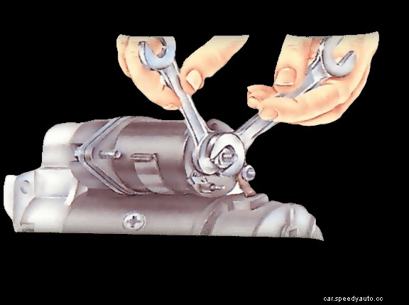 Stripping the starter motor