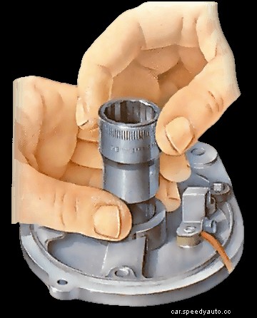 Replacing starter or dynamo bearings