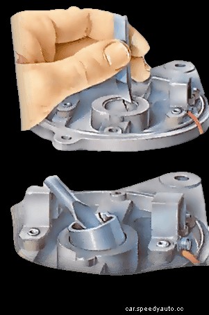 Replacing starter or dynamo bearings