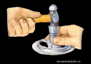 Replacing starter or dynamo bearings