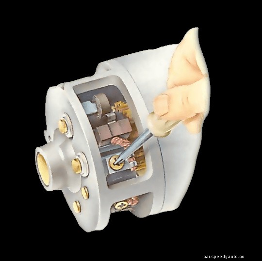 Checking and replacing starter-motor brushes