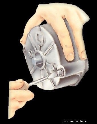 Checking and replacing starter-motor brushes