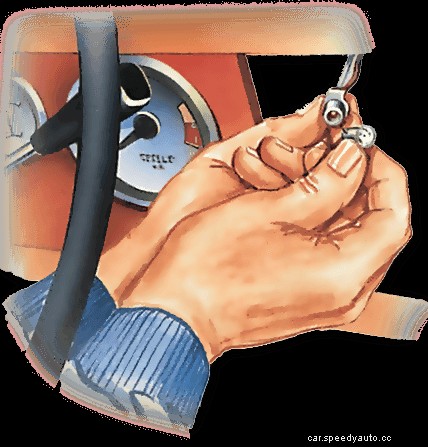 Troubleshooting the ignition warning light