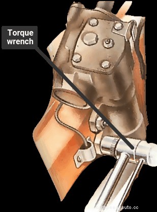 Checking steering-box mountings