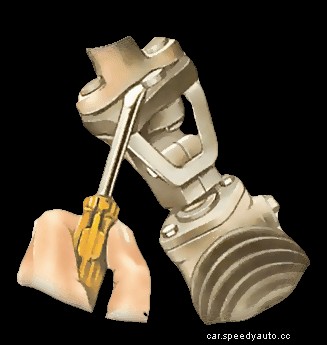 Checking steering joints for wear